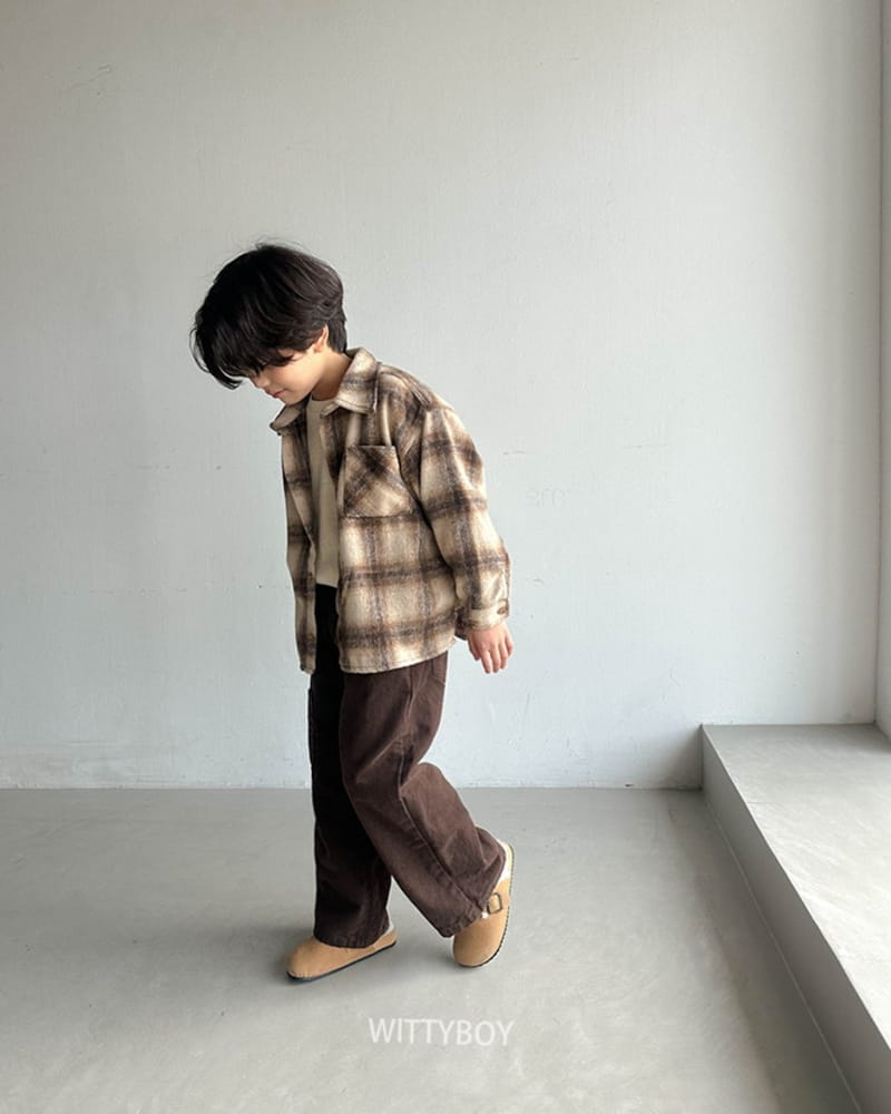 Witty Boy - Korean Children Fashion - #designkidswear - Lulu Check Shirt - 3