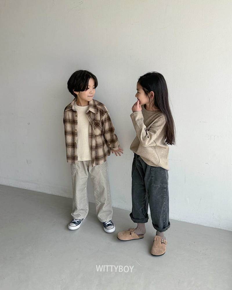 Witty Boy - Korean Children Fashion - #fashionkids - Lulu Check Shirt - 5