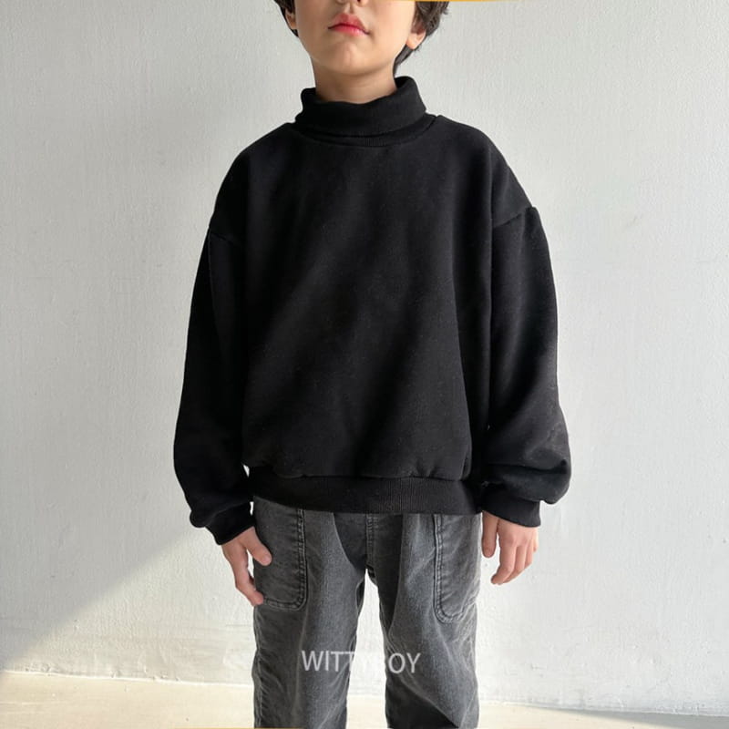 Witty Boy - Korean Children Fashion - #kidsshorts - Moca Sweatshirt