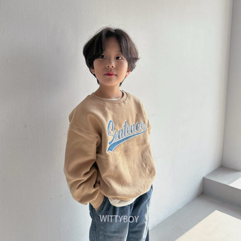 Witty Boy - Korean Children Fashion - #kidsshorts - Sentens Sweatshirt - 11