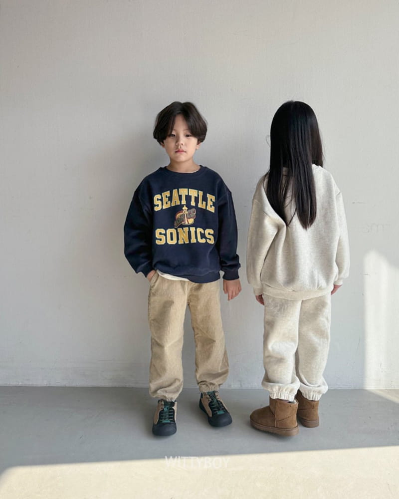 Witty Boy - Korean Children Fashion - #kidsstore - Seatle Sweatshirt - 6