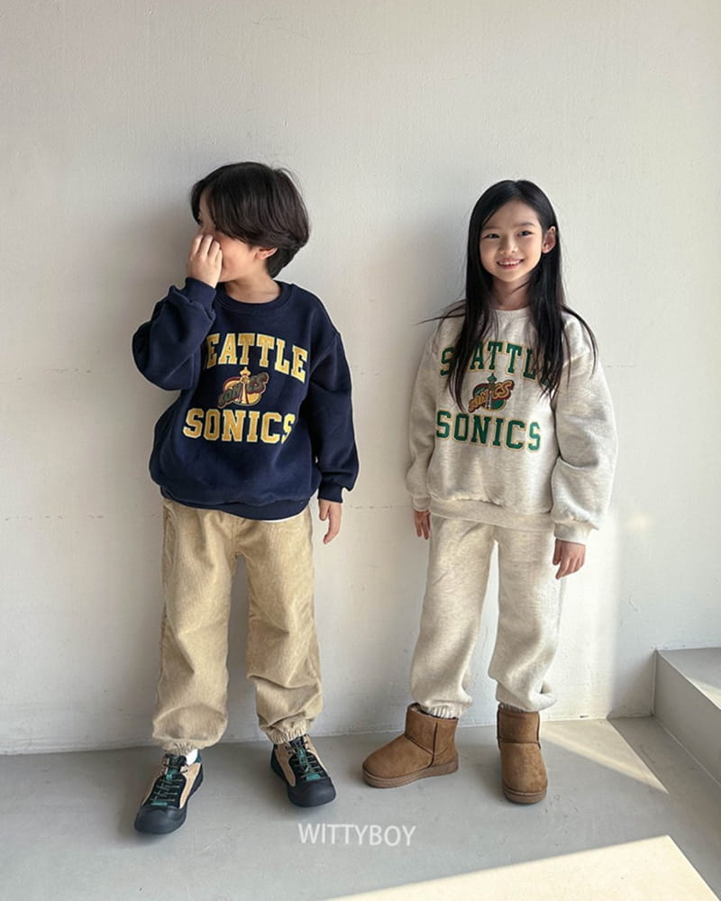 Witty Boy - Korean Children Fashion - #kidzfashiontrend - Seatle Sweatshirt - 7