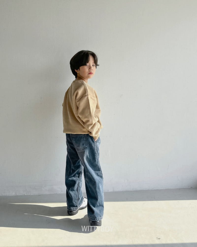 Witty Boy - Korean Children Fashion - #littlefashionista - Chick Loose Jenas - 8