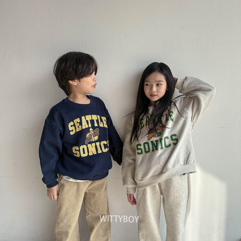 Witty Boy - Korean Children Fashion - #littlefashionista - Seatle Sweatshirt - 9