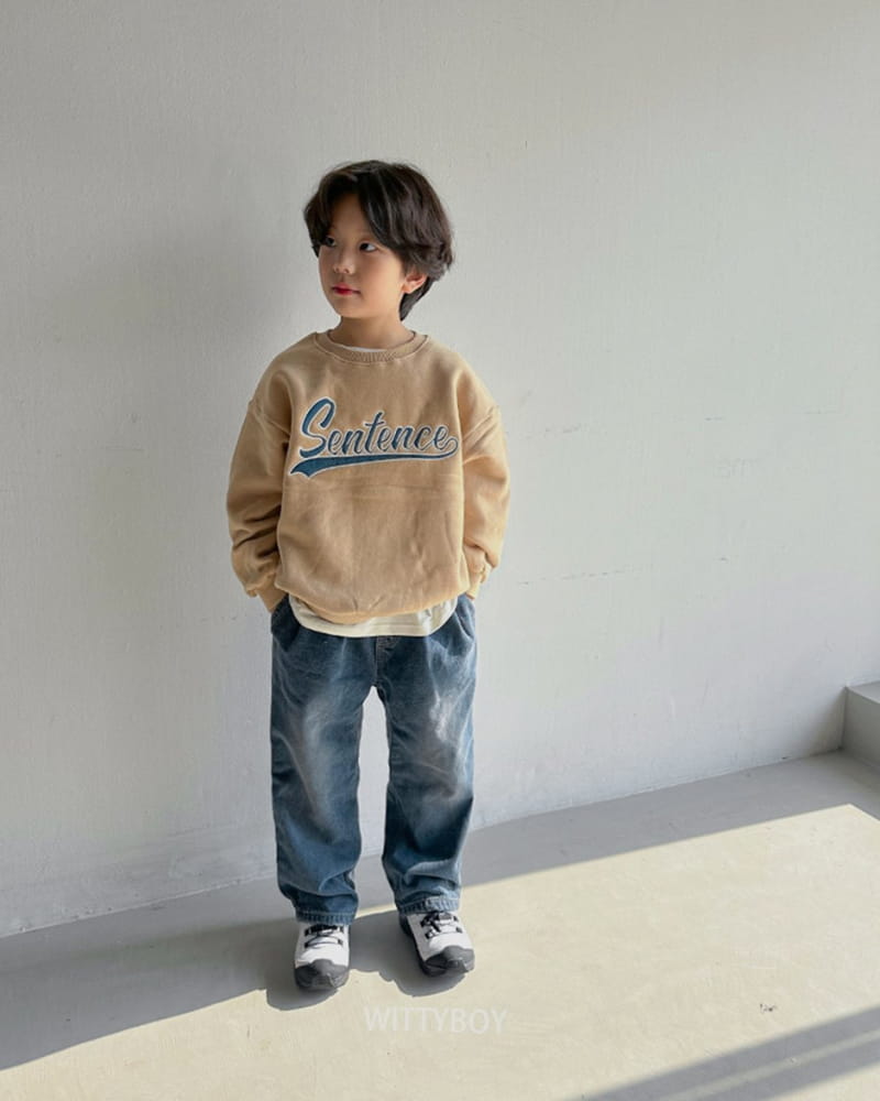 Witty Boy - Korean Children Fashion - #magicofchildhood - Sentens Sweatshirt - 2