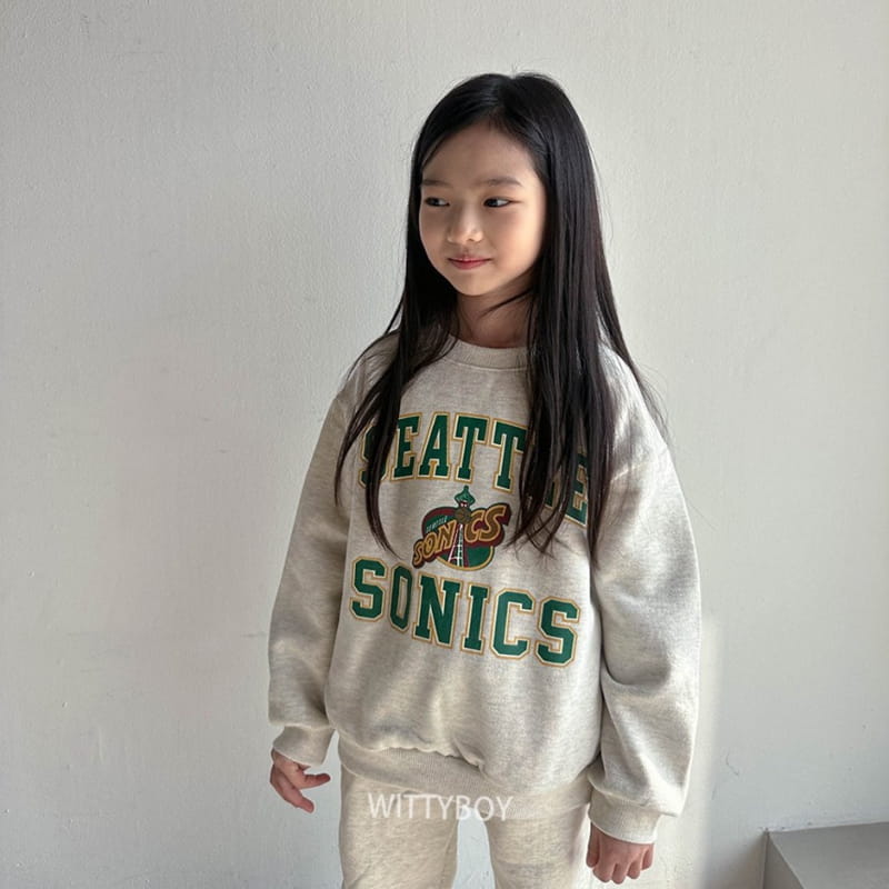 Witty Boy - Korean Children Fashion - #magicofchildhood - Seatle Sweatshirt - 10