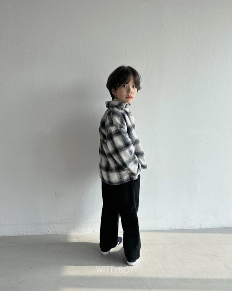 Witty Boy - Korean Children Fashion - #minifashionista - Lulu Check Shirt - 12