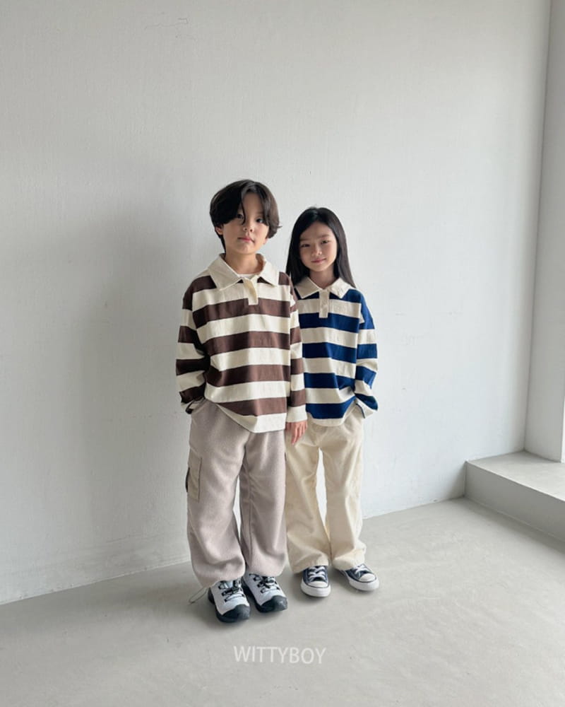 Witty Boy - Korean Children Fashion - #minifashionista - Milk Collar Tee - 9