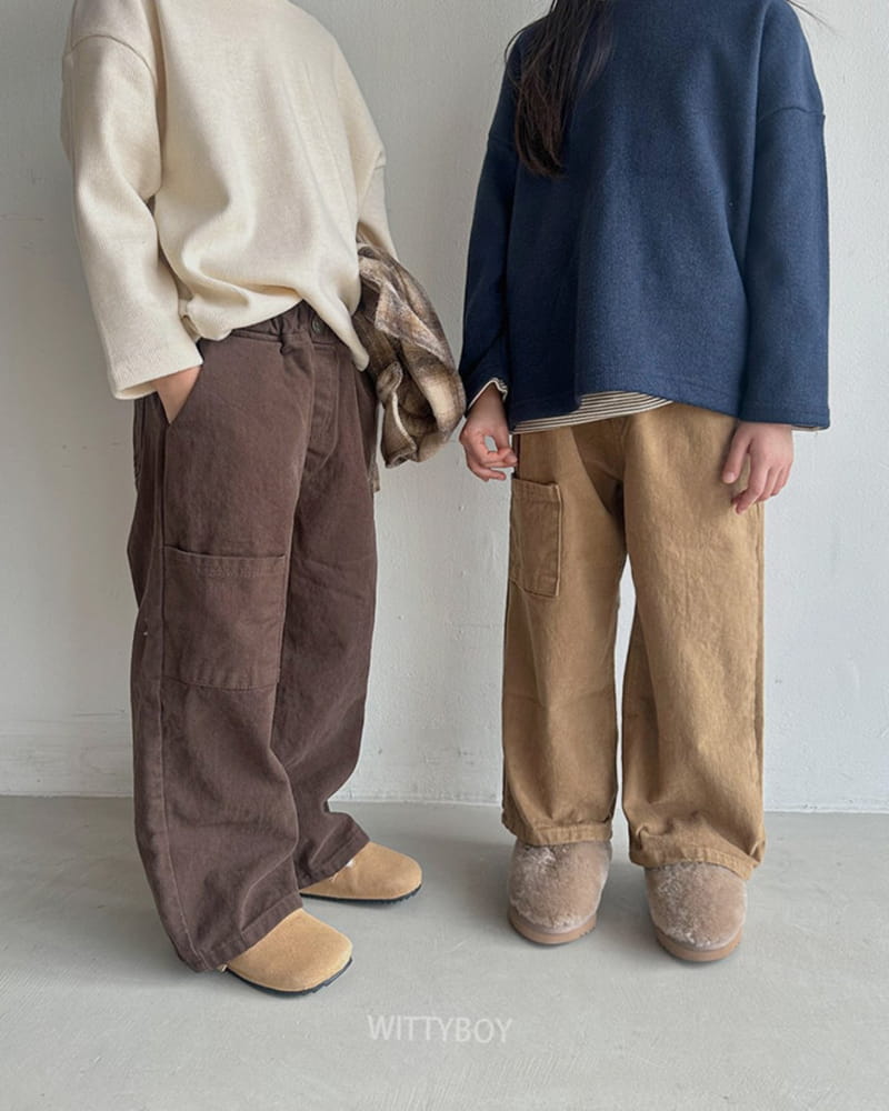 Witty Boy - Korean Children Fashion - #magicofchildhood - Browine Pants - 4