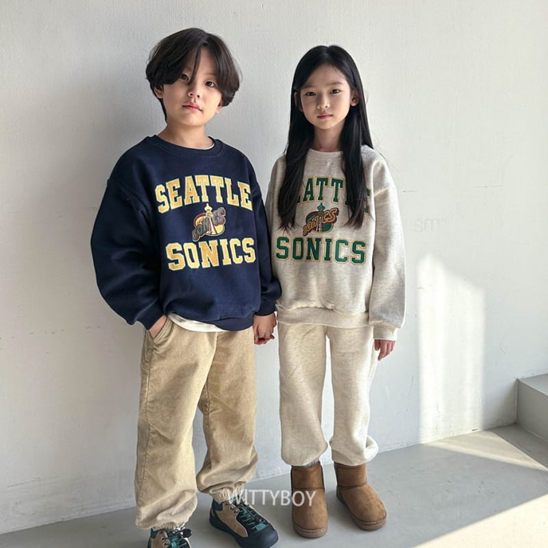 Witty Boy - Korean Children Fashion - #minifashionista - Seatle Sweatshirt - 11