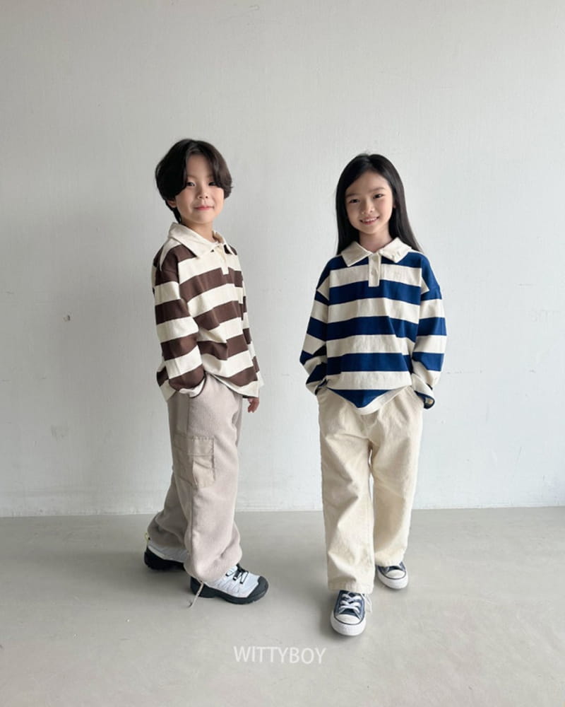 Witty Boy - Korean Children Fashion - #prettylittlegirls - Milk Collar Tee - 10