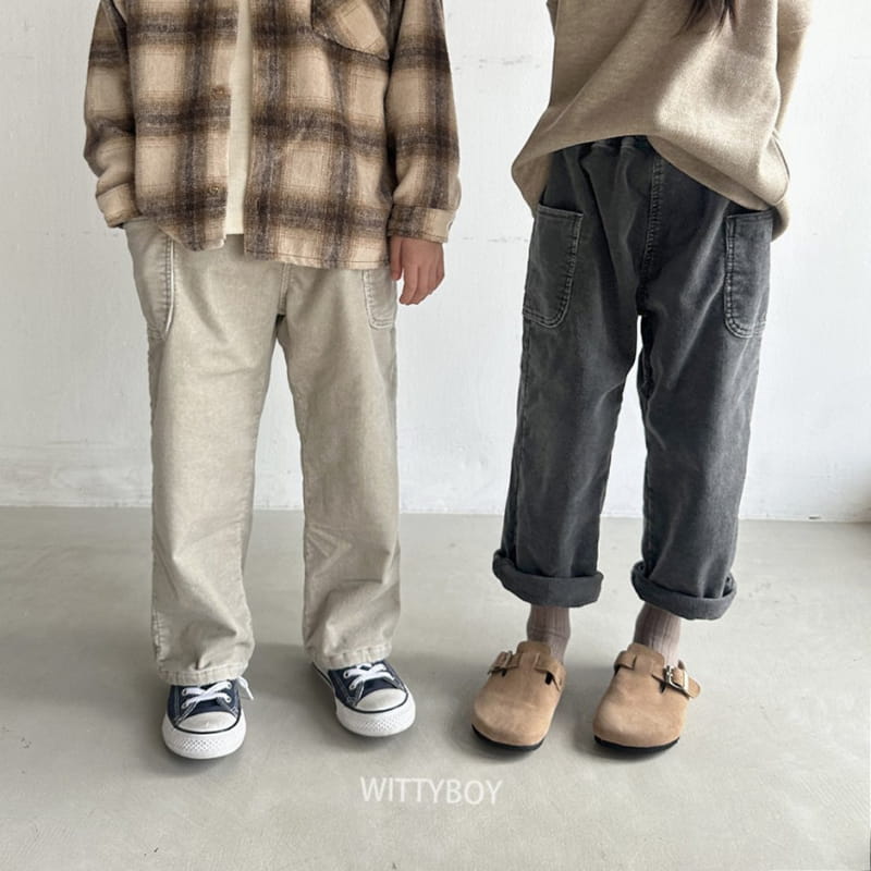 Witty Boy - Korean Children Fashion - #stylishchildhood - Roi Pigment Pants