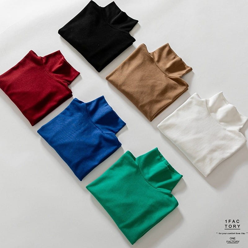 1 Fac - Korean Children Fashion - #discoveringself - Orari Turtleneck Tee - 4