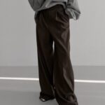 classic wide pleated palazzo pants