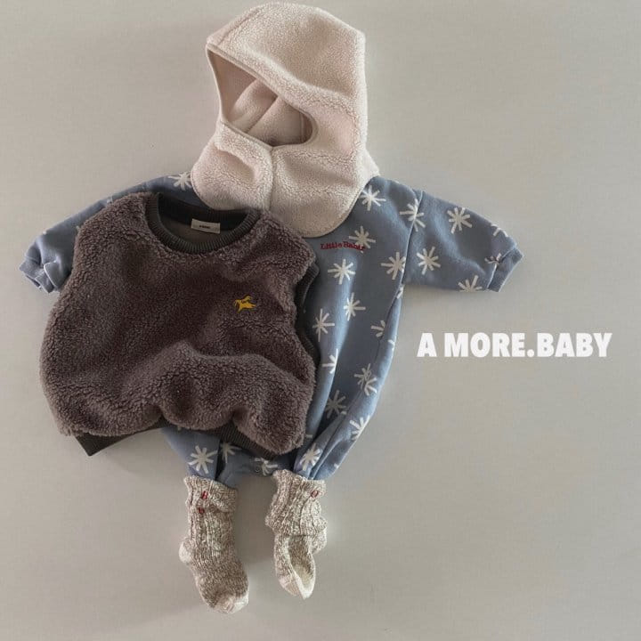 A More - Korean Baby Fashion - #babyboutique - Poodle Vest