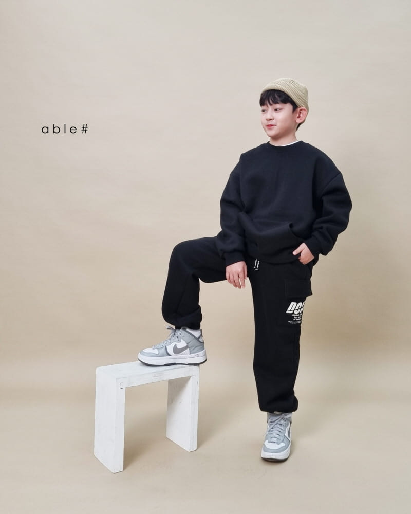 Able# - Korean Children Fashion - #childrensboutique - Simple Sweatshirt - 2