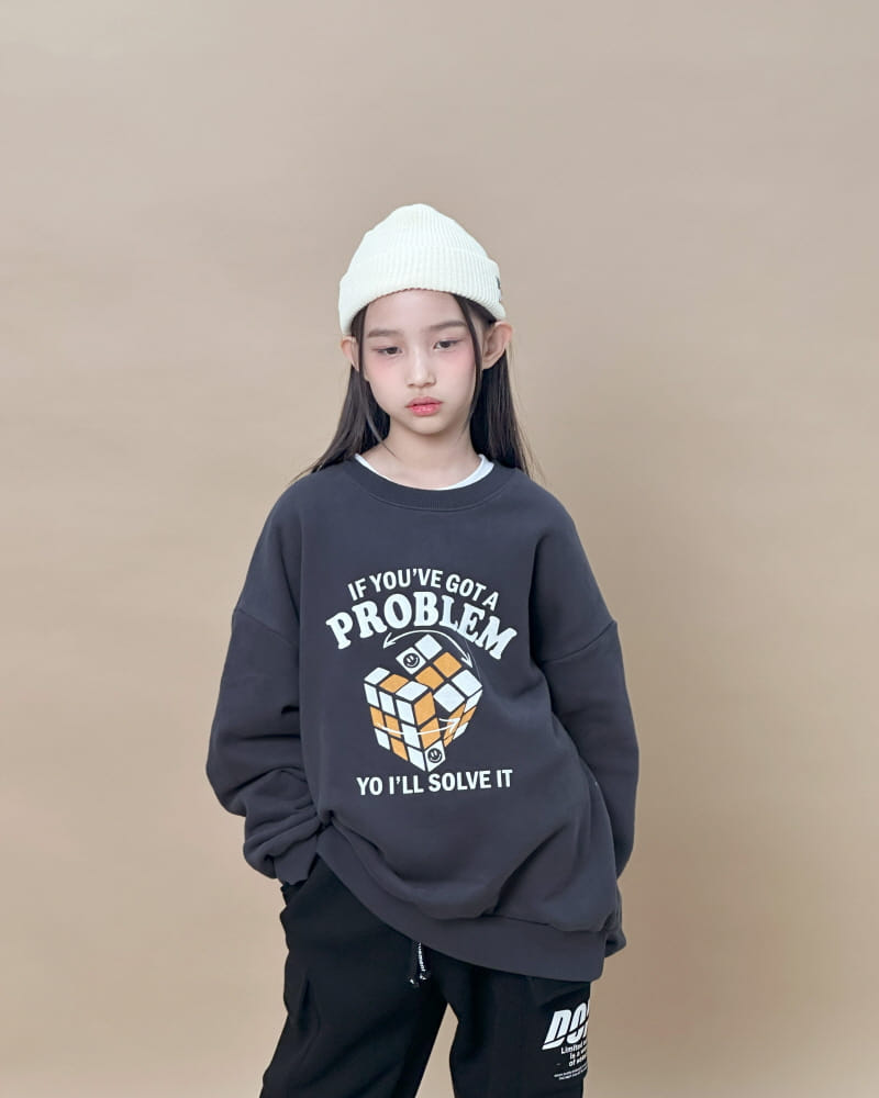 Able# - Korean Children Fashion - #discoveringself - Cube Smile Sweatshirt - 5