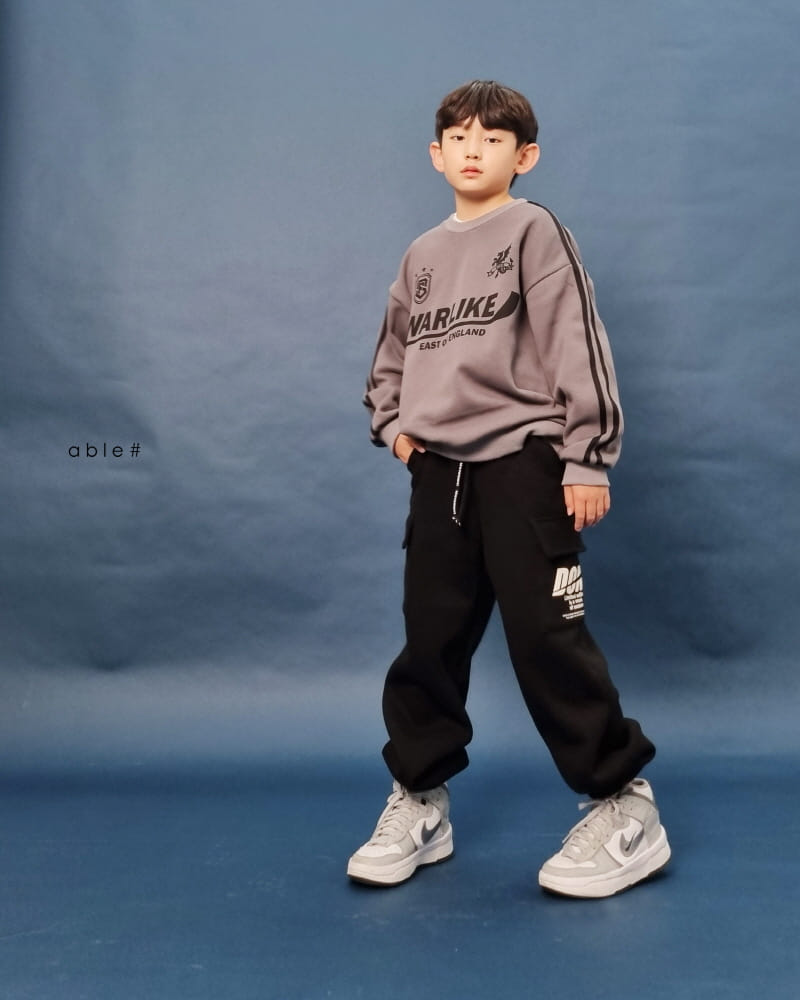 Able# - Korean Children Fashion - #todddlerfashion - Dragon Two Line Sweatshirt