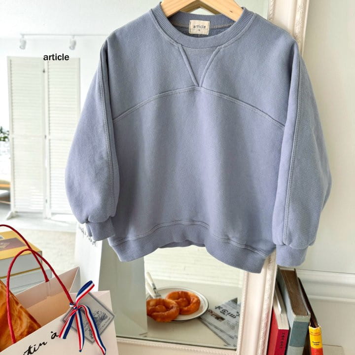 Article - Korean Children Fashion - #Kfashion4kids - L Ring Stitch Sweatshirt - 6