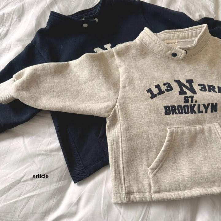 Article - Korean Children Fashion - #childofig - Brooklyn Snap Sweatshirt