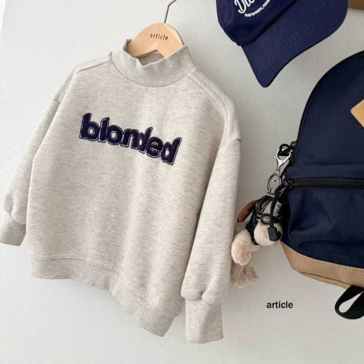 Article - Korean Children Fashion - #childofig - Blonded Bboggle Half Turtleneck Tee - 6