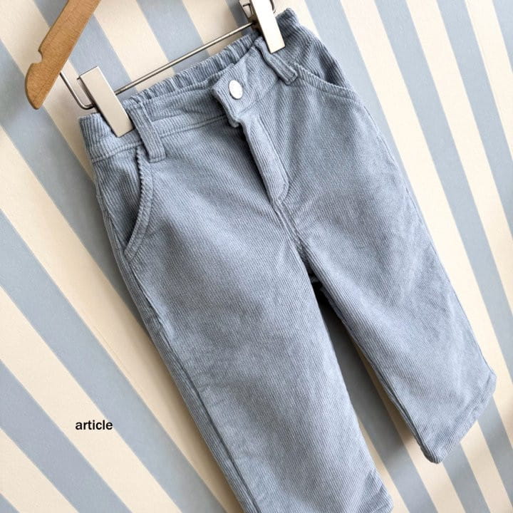 Article - Korean Children Fashion - #childofig - Powder Rib Wide Pants - 9