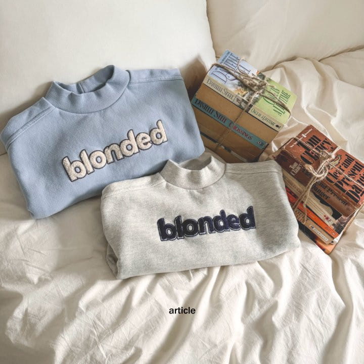 Article - Korean Children Fashion - #childrensboutique - Blonded Bboggle Half Turtleneck Tee - 7