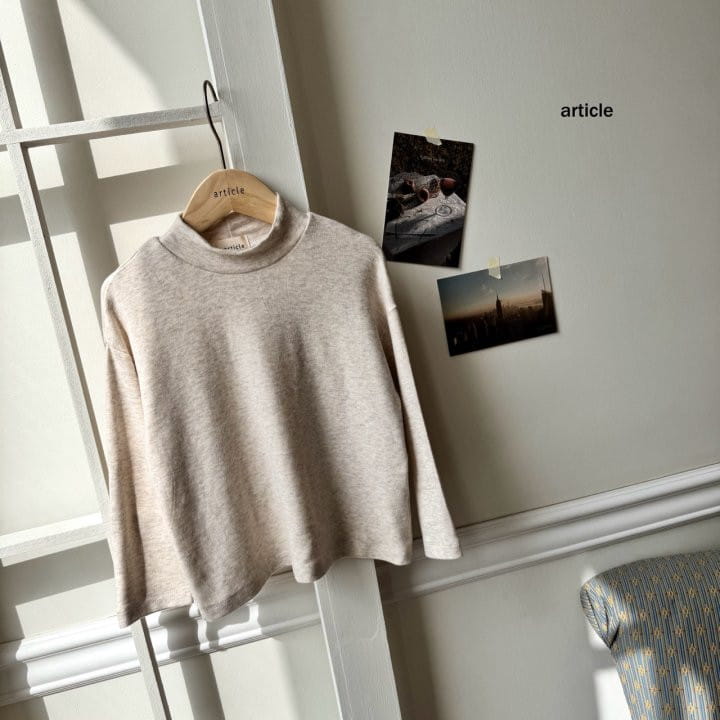 Article - Korean Children Fashion - #designkidswear - About Half Turtleneck Tee - 2