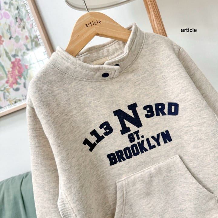 Article - Korean Children Fashion - #designkidswear - Brooklyn Snap Sweatshirt - 4