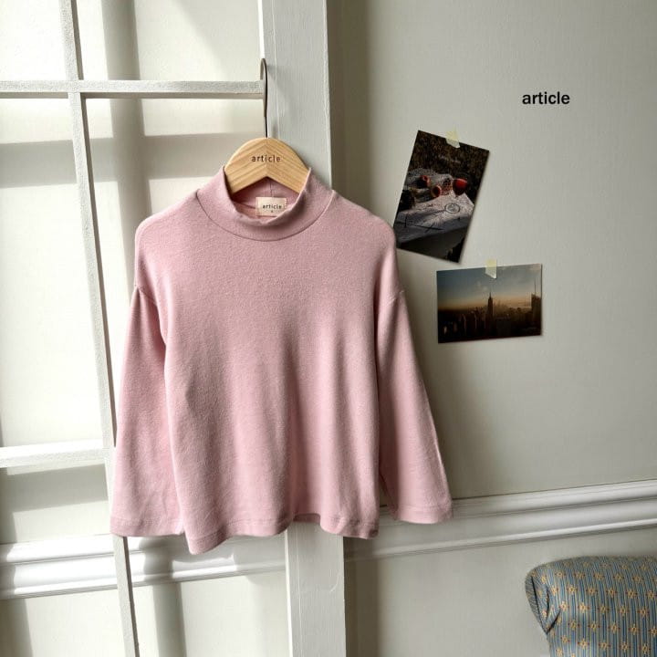 Article - Korean Children Fashion - #discoveringself - About Half Turtleneck Tee - 4