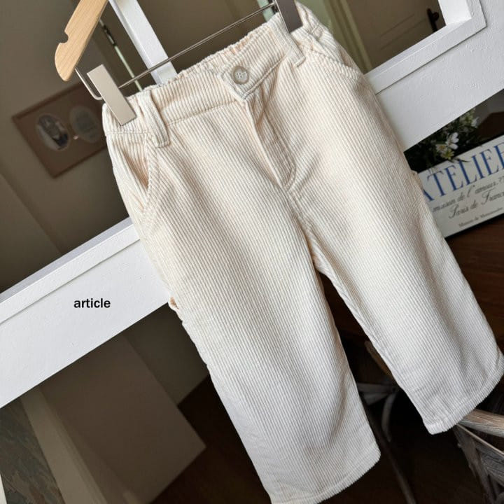 Article - Korean Children Fashion - #fashionkids - Carpender Pig Rib Pants - 3