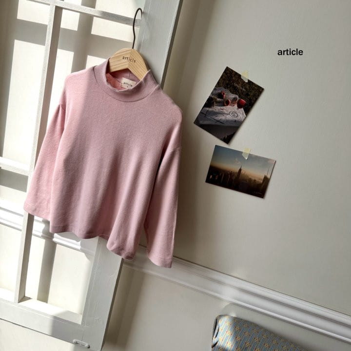 Article - Korean Children Fashion - #kidsshorts - About Half Turtleneck Tee - 5