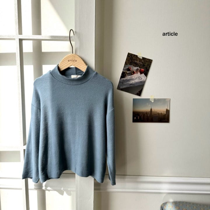 Article - Korean Children Fashion - #kidsstore - About Half Turtleneck Tee - 6