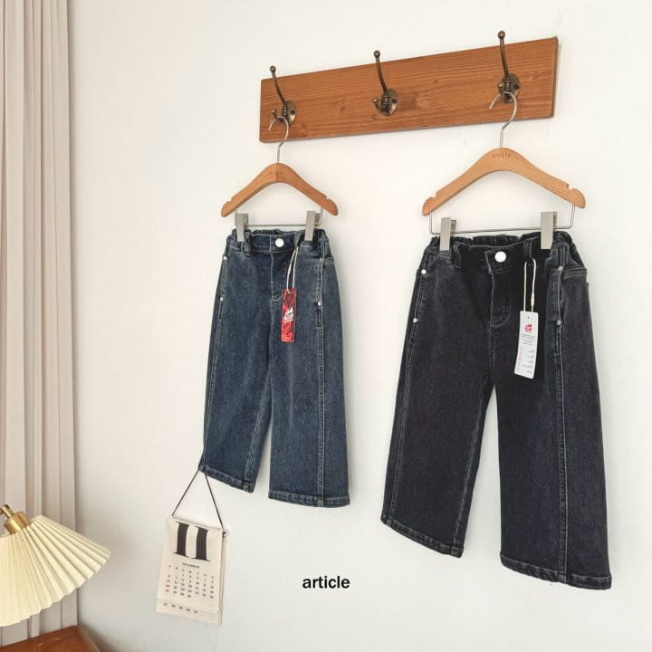 Article - Korean Children Fashion - #kidzfashiontrend - Fleece Jelly Denim