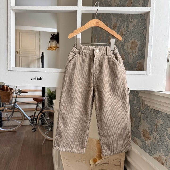 Article - Korean Children Fashion - #kidzfashiontrend - Carpender Pig Rib Pants - 6