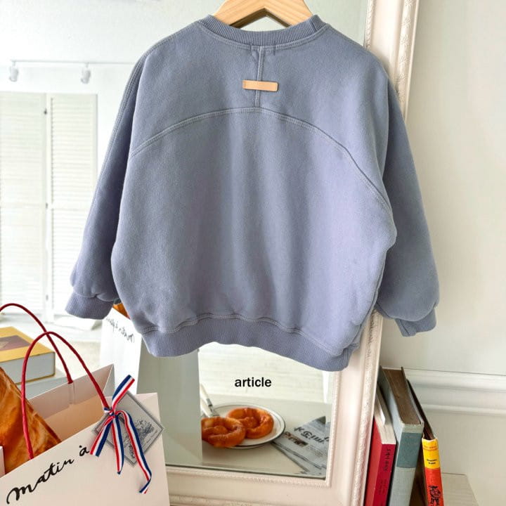 Article - Korean Children Fashion - #littlefashionista - L Ring Stitch Sweatshirt - 7