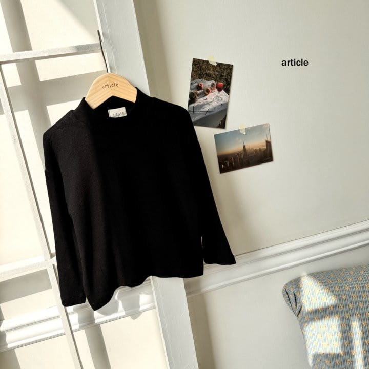 Article - Korean Children Fashion - #littlefashionista - About Half Turtleneck Tee - 9