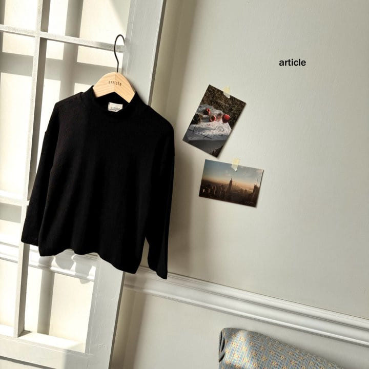 Article - Korean Children Fashion - #magicofchildhood - About Half Turtleneck Tee - 10