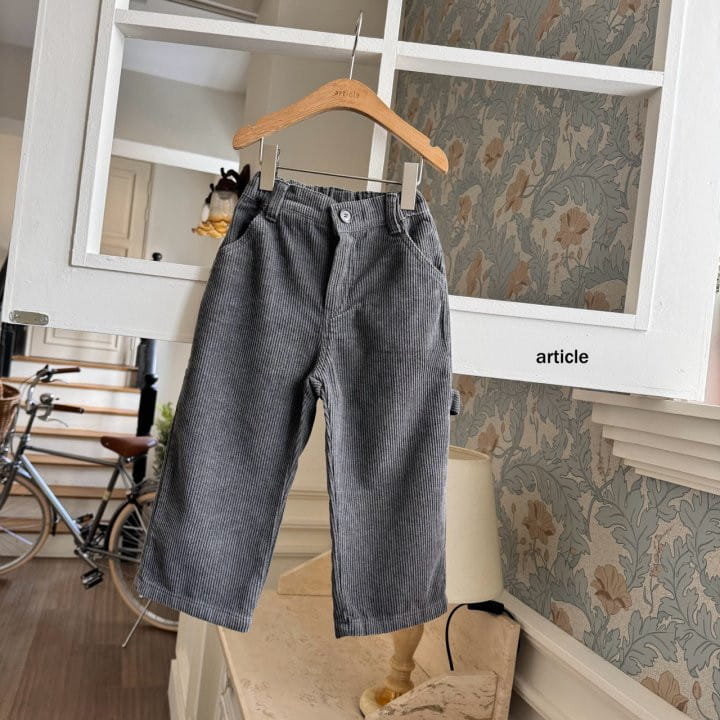 Article - Korean Children Fashion - #magicofchildhood - Carpender Pig Rib Pants - 9