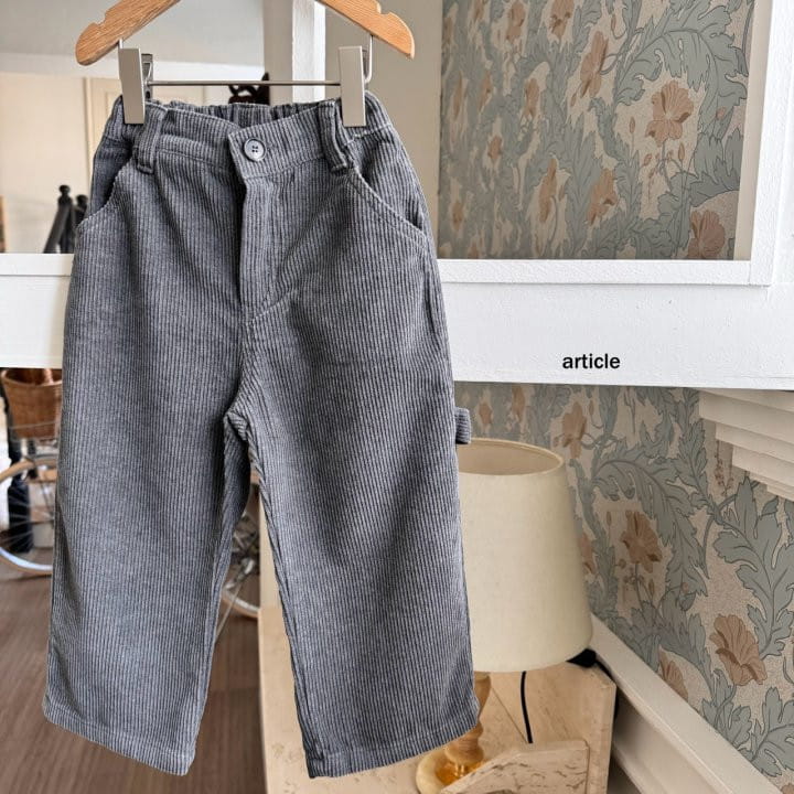 Article - Korean Children Fashion - #minifashionista - Carpender Pig Rib Pants - 10