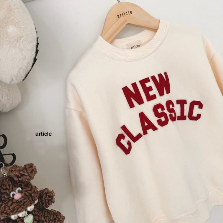 Article - Korean Children Fashion - #prettylittlegirls - New Classic Embroider Sweatshirt - 3