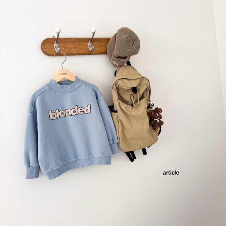 Article - Korean Children Fashion - #prettylittlegirls - Blonded Bboggle Half Turtleneck Tee - 2