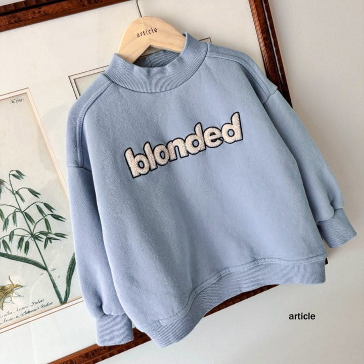 Article - Korean Children Fashion - #todddlerfashion - Blonded Bboggle Half Turtleneck Tee - 4