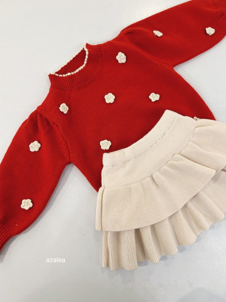 Azalea - Korean Children Fashion - #childrensboutique - Cancan Knit Skirt - 6