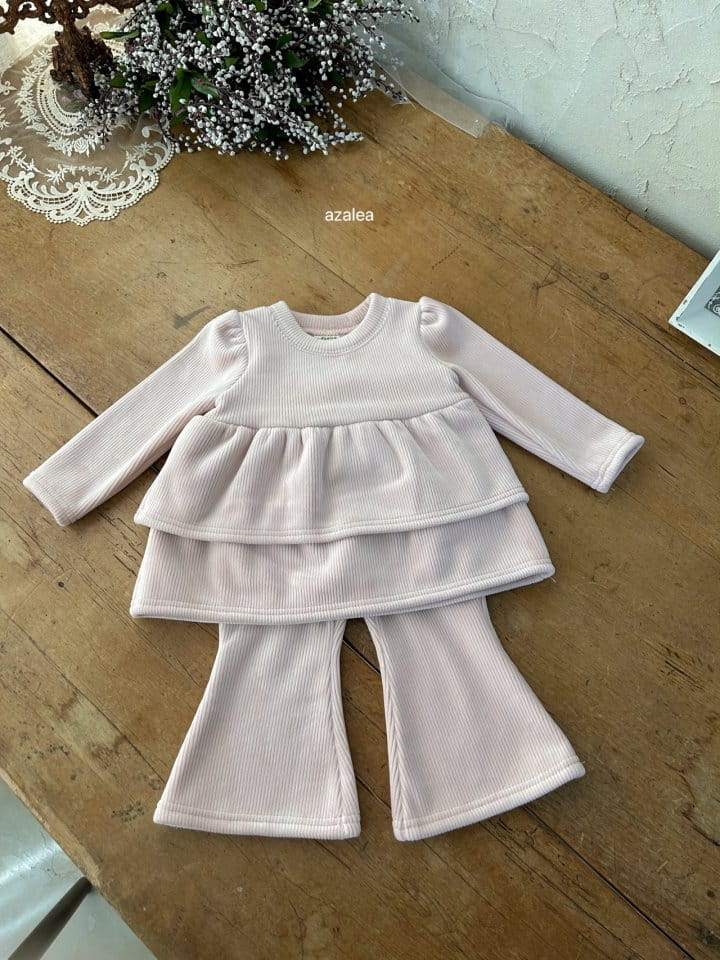 Azalea - Korean Children Fashion - #discoveringself - Mink Cancan Top Bottom Set - 6