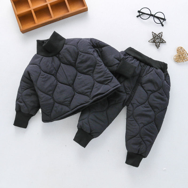 Barcode - Korean Children Fashion - #childofig - Kkal Kkal Turtleneck Top Bottom Set