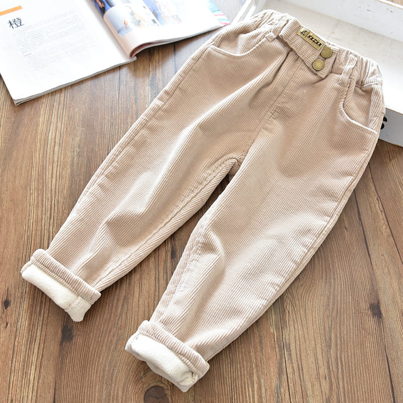 Barcode - Korean Children Fashion - #kidsshorts - Rib Pants - 2