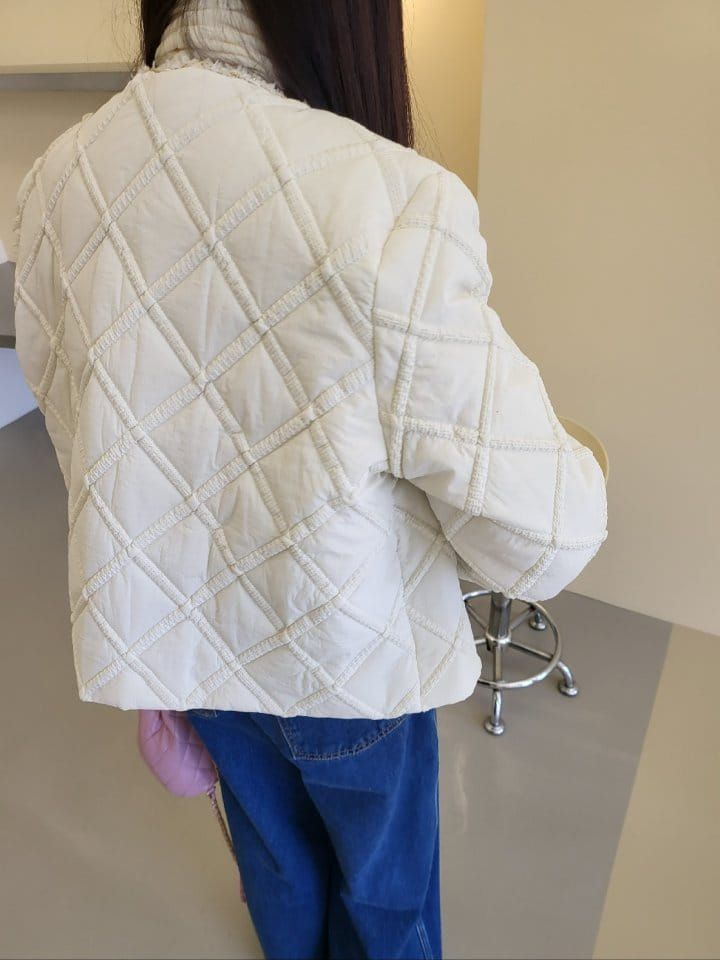 Corner0123 - Korean Women Fashion - #thelittlethings - Quilted Jacket - 4