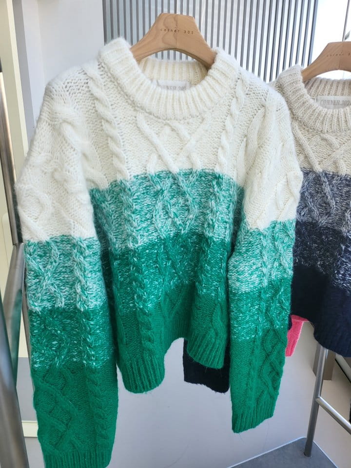 Corner0123 - Korean Women Fashion - #womensfashion - Gra Twist Knit - 2