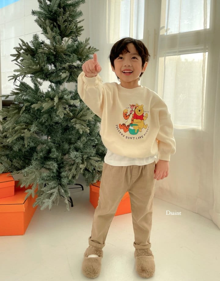 Dsaint - Korean Children Fashion - #Kfashion4kids - Span C Fleece Baggy Pants - 9